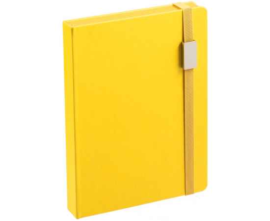 Ежедневник New Factor Metal, желтый, Цвет: желтый, Размер: 15х20,8х2 см