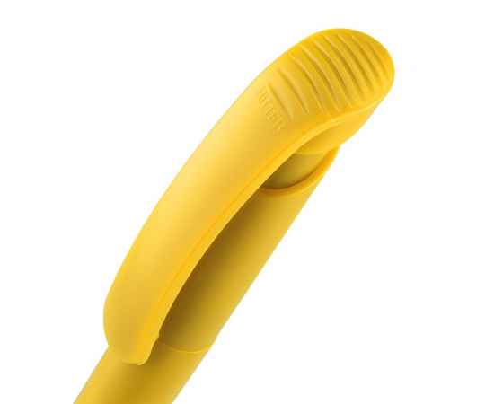 Ручка шариковая Clear Solid, желтая, Цвет: желтый, Размер: 14, изображение 4