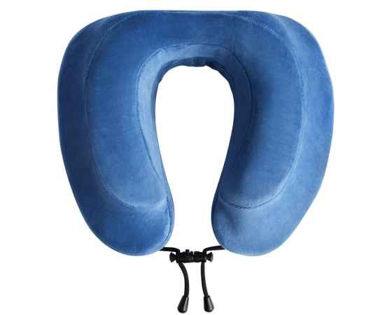 Подушка под шею для путешествий Evolution, синяя, Цвет: синий, изображение 3