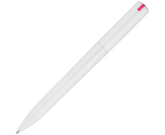 Ручка шариковая Split White Neon, белая с розовым, Цвет: розовый, Размер: 14х1, изображение 4