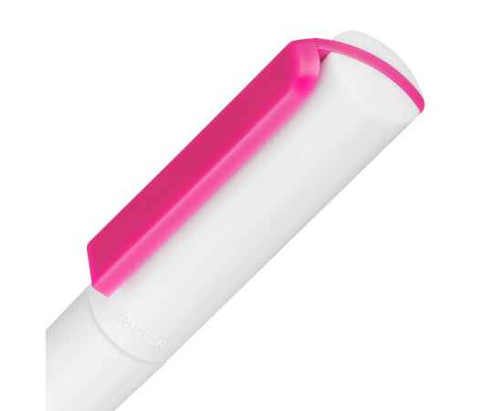 Ручка шариковая Split White Neon, белая с розовым, Цвет: розовый, Размер: 14х1, изображение 5