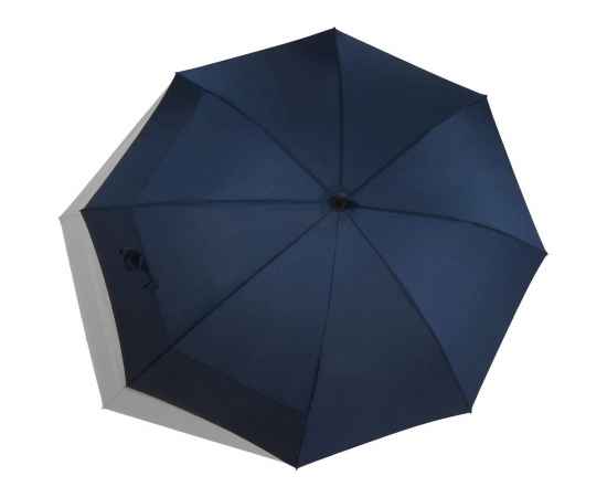 Зонт-трость Fiber Move AC, темно-синий с серым, Цвет: темно-синий, Размер: Длина 84 см, изображение 2