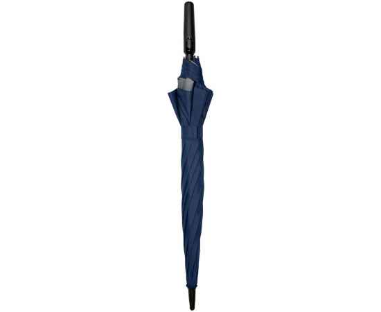 Зонт-трость Fiber Move AC, темно-синий с серым, Цвет: темно-синий, Размер: Длина 84 см, изображение 4