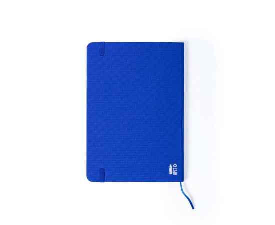 Блокнот MEIVAX, 80 листов, 14,7 x 21 x 1,5 см, синий, рециклированный полиэстер, Цвет: синий, изображение 2
