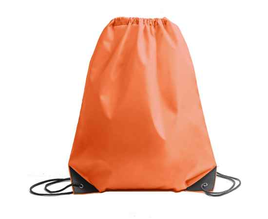 Рюкзак мешок с укреплёнными уголками BY DAY, оранжевый, 35*41 см, полиэстер 210D, Цвет: оранжевый