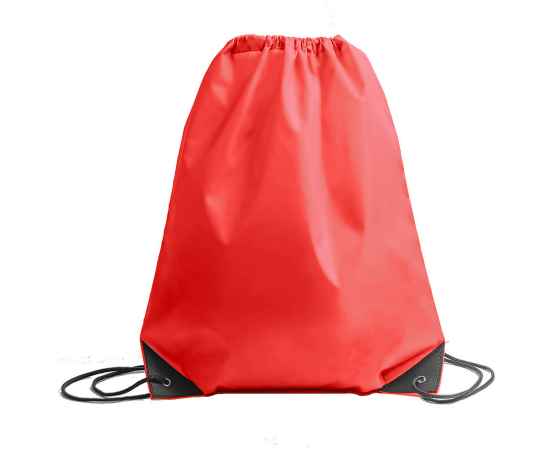 Рюкзак мешок с укреплёнными уголками BY DAY, красный, 35*41 см, полиэстер 210D, Цвет: красный