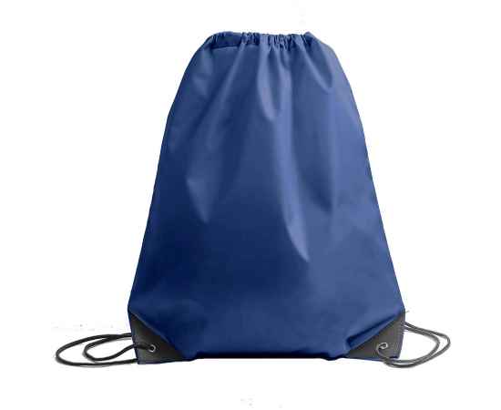 Рюкзак мешок с укреплёнными уголками BY DAY, синий, 35*41 см, полиэстер 210D, Цвет: синий