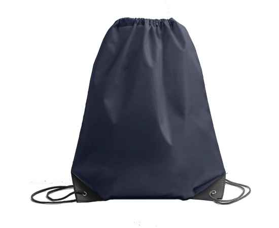 Рюкзак мешок с укреплёнными уголками BY DAY, темно-синий, 35*41 см, полиэстер 210D, Цвет: тёмно-синий