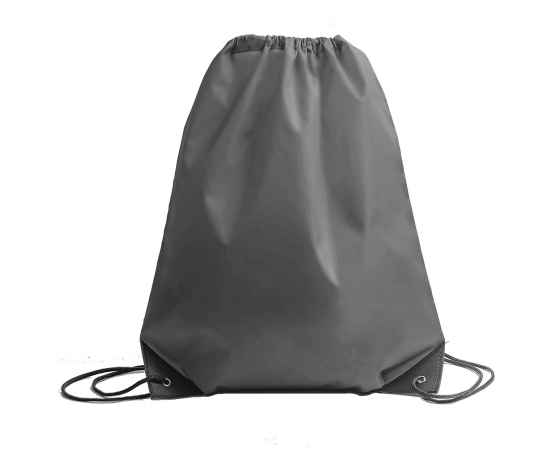 Рюкзак мешок с укреплёнными уголками BY DAY, серый, 35*41 см, полиэстер 210D, Цвет: серый