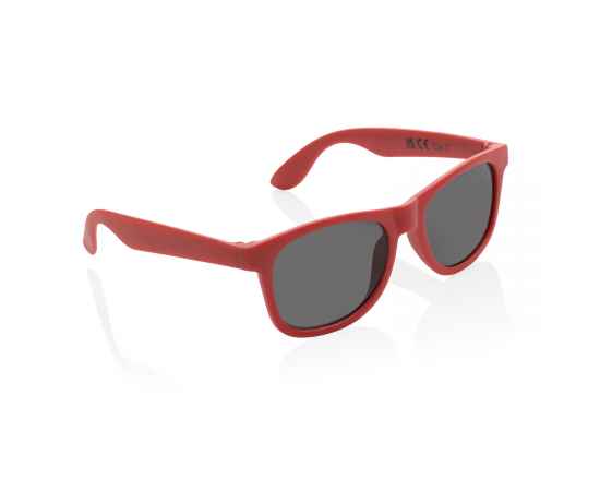 Солнцезащитные очки из переработанного полипропилена GRS, Красный, Цвет: красный,, Размер: Длина 14,5 см., ширина 14,8 см., высота 4,9 см., диаметр 0 см.