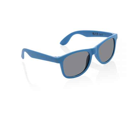 Солнцезащитные очки из переработанного полипропилена GRS, Синий, Цвет: синий,, Размер: Длина 14,5 см., ширина 14,8 см., высота 4,9 см., диаметр 0 см.