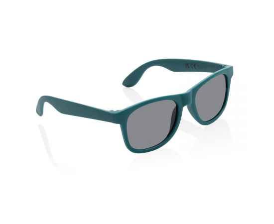 Солнцезащитные очки из переработанного полипропилена GRS, Бирюзовый, Цвет: бирюзовый,, Размер: Длина 14,5 см., ширина 14,8 см., высота 4,9 см., диаметр 0 см.