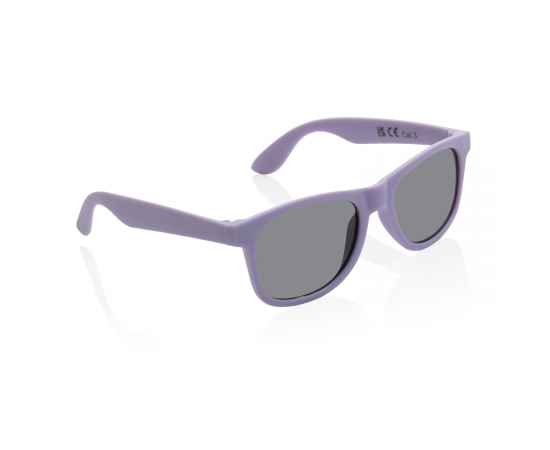 Солнцезащитные очки из переработанного полипропилена GRS, Фиолетовый, Цвет: фиолетовый,, Размер: Длина 14,5 см., ширина 14,8 см., высота 4,9 см., диаметр 0 см.