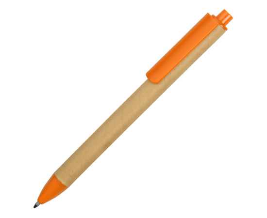Ручка картонная шариковая Эко 2.0, 18380.13, Цвет: оранжевый,бежевый