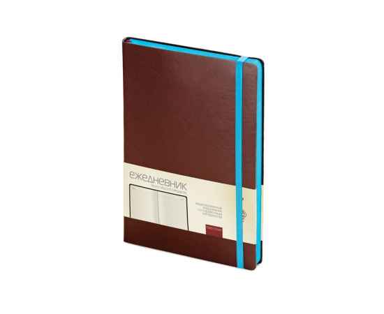Ежедневник недатированный А5 Megapolis Soft, 3-470.06, Цвет: голубой,голубой,коричневый