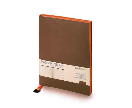 Ежедневник недатированный А5 Mercury, 3-435.05, Цвет: коричневый,оранжевый