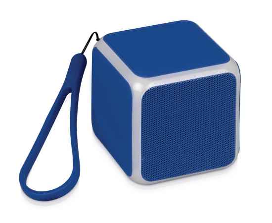 5910802 Портативная колонка Cube с подсветкой, Цвет: синий