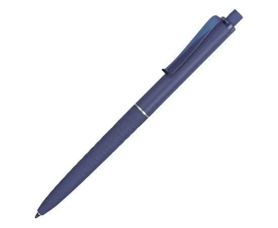 Ручка пластиковая soft-touch шариковая Plane, 13185.02, Цвет: синий