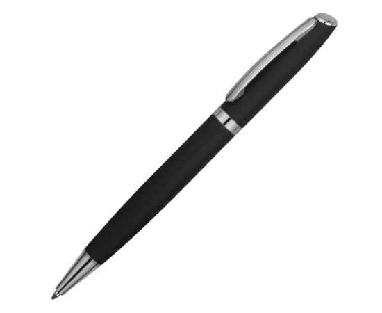 Ручка металлическая soft-touch шариковая Flow, 18561.07, Цвет: черный