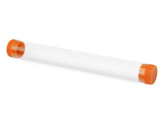 Футляр-туба пластиковый для ручки Tube 2.0, 84560.13, Цвет: оранжевый,прозрачный