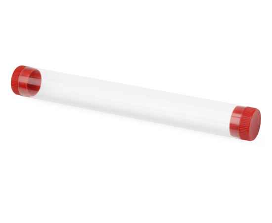 Футляр-туба пластиковый для ручки Tube 2.0, 84560.01, Цвет: красный,прозрачный