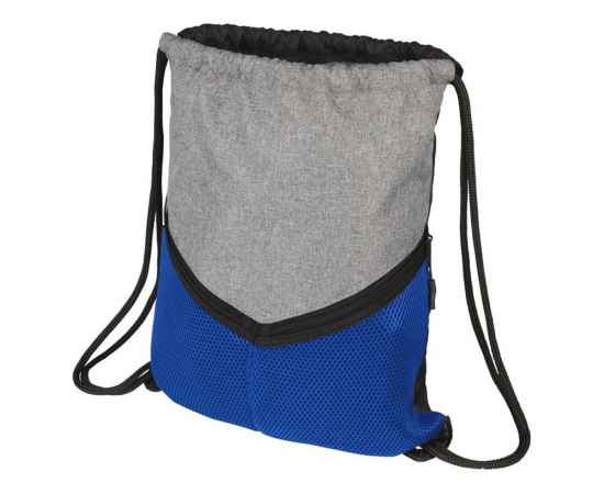 Спортивный рюкзак-мешок, 12038502, Цвет: серый,ярко-синий