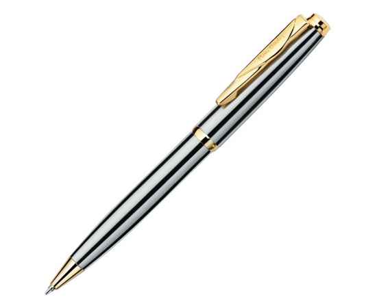 Ручка шариковая Gamme, 417542, Цвет: золотистый,стальной
