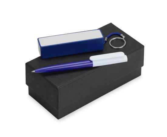 700301.02 Подарочный набор Essentials Umbo с ручкой и зарядным устройством, Цвет: синий
