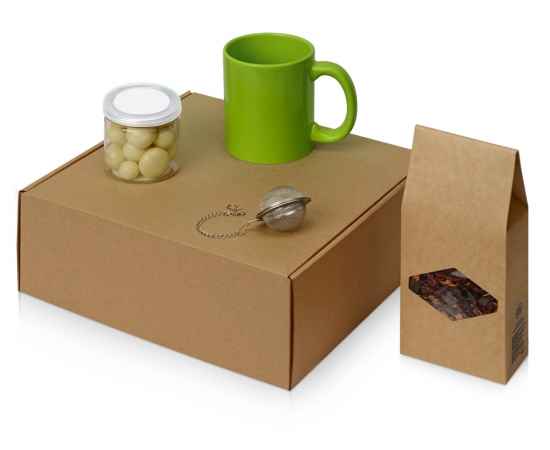 Подарочный набор Tea Cup Superior, 700327.03, Цвет: зеленое яблоко,коричневый