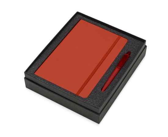 Подарочный набор Vision Pro soft-touch с ручкой и блокнотом А5, 700341.01, Цвет: красный