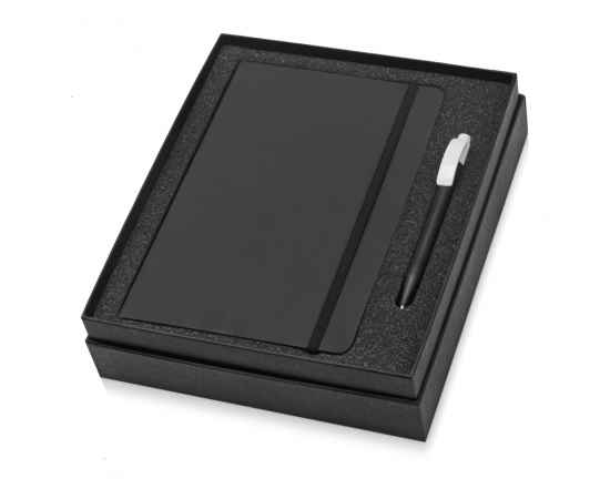 Подарочный набор Uma Vision с ручкой и блокнотом А5, 700325.07, Цвет: черный