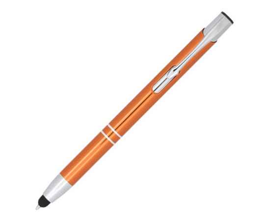 Ручка-стилус металлическая шариковая Moneta с анодированным покрытием, 10729811, Цвет: оранжевый