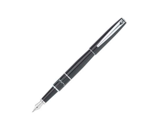 Ручка перьевая Libra, 417557, Цвет: черный,серебристый