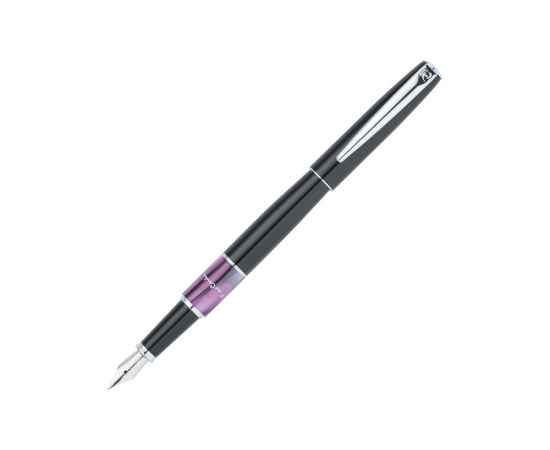 Ручка перьевая Libra, 417556, Цвет: черный,фиолетовый,серебристый