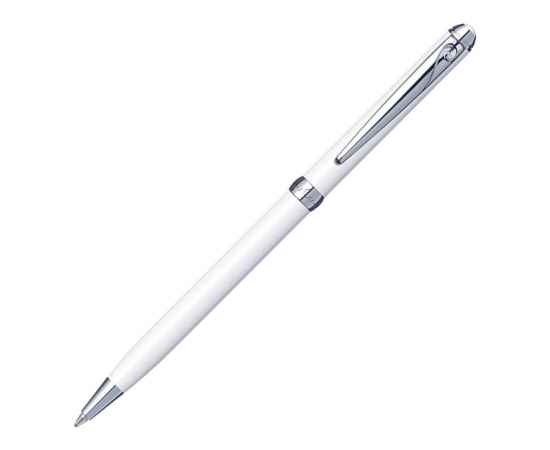 Ручка шариковая Slim, 417570, Цвет: серебристый,белый