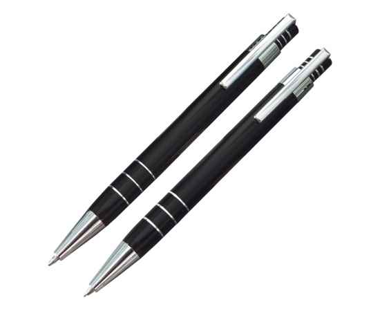 Подарочный набор Эльба: ручка шариковая, механический карандаш, 51402.07, Цвет: черный