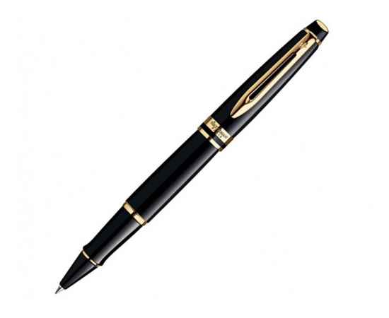 Ручка роллер Expert, 296567, Цвет: черный,золотистый