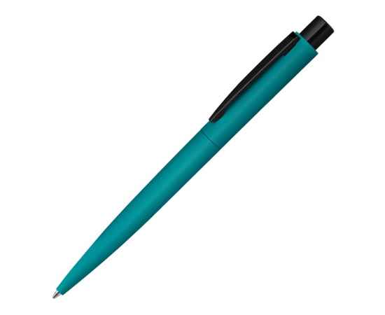 Ручка шариковая металлическая Lumos M soft-touch, 187949.15, Цвет: черный,морская волна