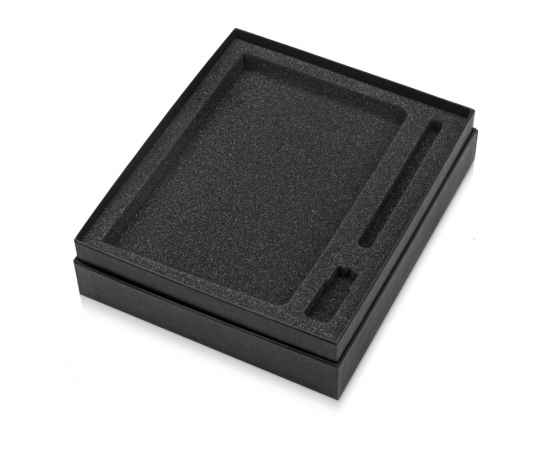 Коробка с ложементом Smooth L для ручки, флешки и блокнота А5, 700380, Цвет: черный