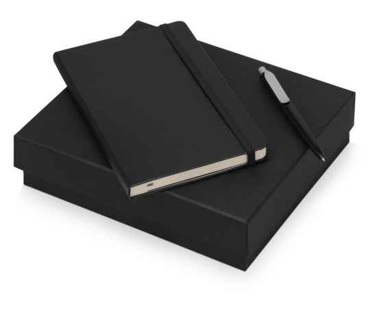 Подарочный набор Moleskine Picasso с блокнотом А5 и ручкой, 700370.02, Цвет: черный