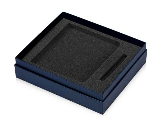 Коробка с ложементом Smooth L для ручки и блокнота А5, 700481, Цвет: синий
