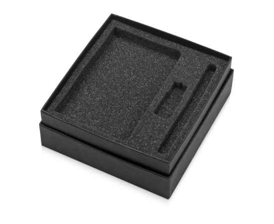 Коробка с ложементом Smooth M для ручки, флешки и блокнота А6, 700379, Цвет: черный