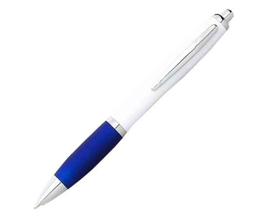 Ручка пластиковая шариковая Nash, синие чернила, 10690000, Цвет: ярко-синий,белый, Размер: синие чернила