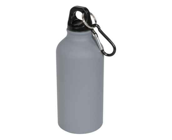 Бутылка Oregon с карабином, матовая, 10055902, Цвет: серый, Объем: 400