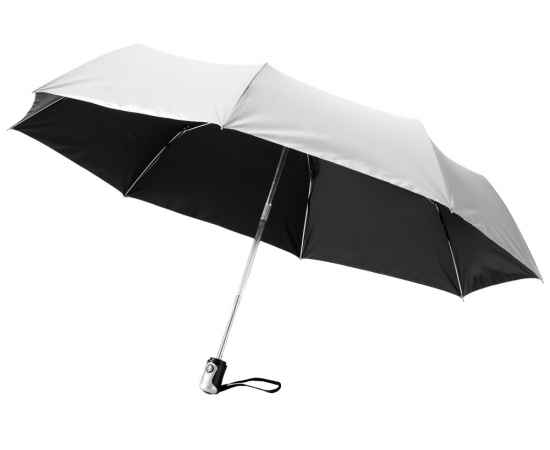 Зонт складной Alex, 10901601, Цвет: черный,серебристый