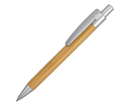 Ручка шариковая Borneo, 10632202, Цвет: серебристый,светло-коричневый