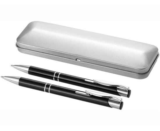 Подарочный набор Dublin: ручка шариковая, карандаш механический, 10619900, Цвет: черный