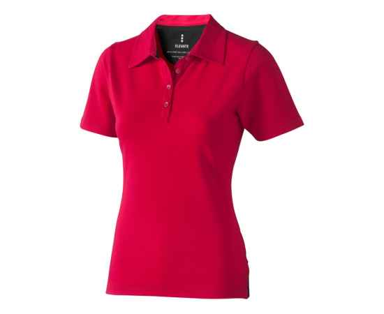 Рубашка поло Markham женская, S, 3808525S, Цвет: красный,антрацит, Размер: S