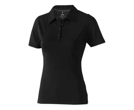 Рубашка поло Markham женская, L, 3808595L, Цвет: черный,антрацит, Размер: L