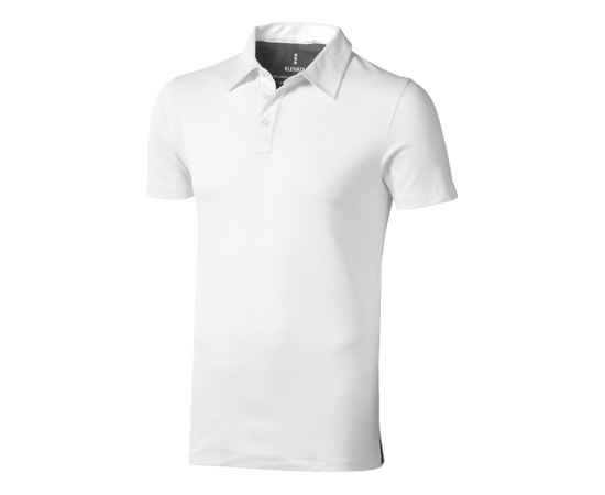 Рубашка поло Markham мужская, S, 3808401S, Цвет: белый,антрацит, Размер: S